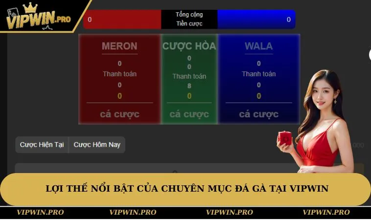 Lợi thế nổi bật của chuyên mục đá gà tại VIPWIN